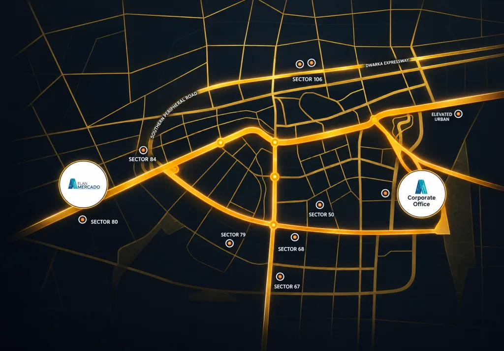 Location map of Elan Mercado